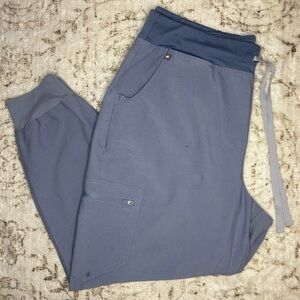 Figs Electric Orchid high waist Zamora Jogger Pants PO# 2388